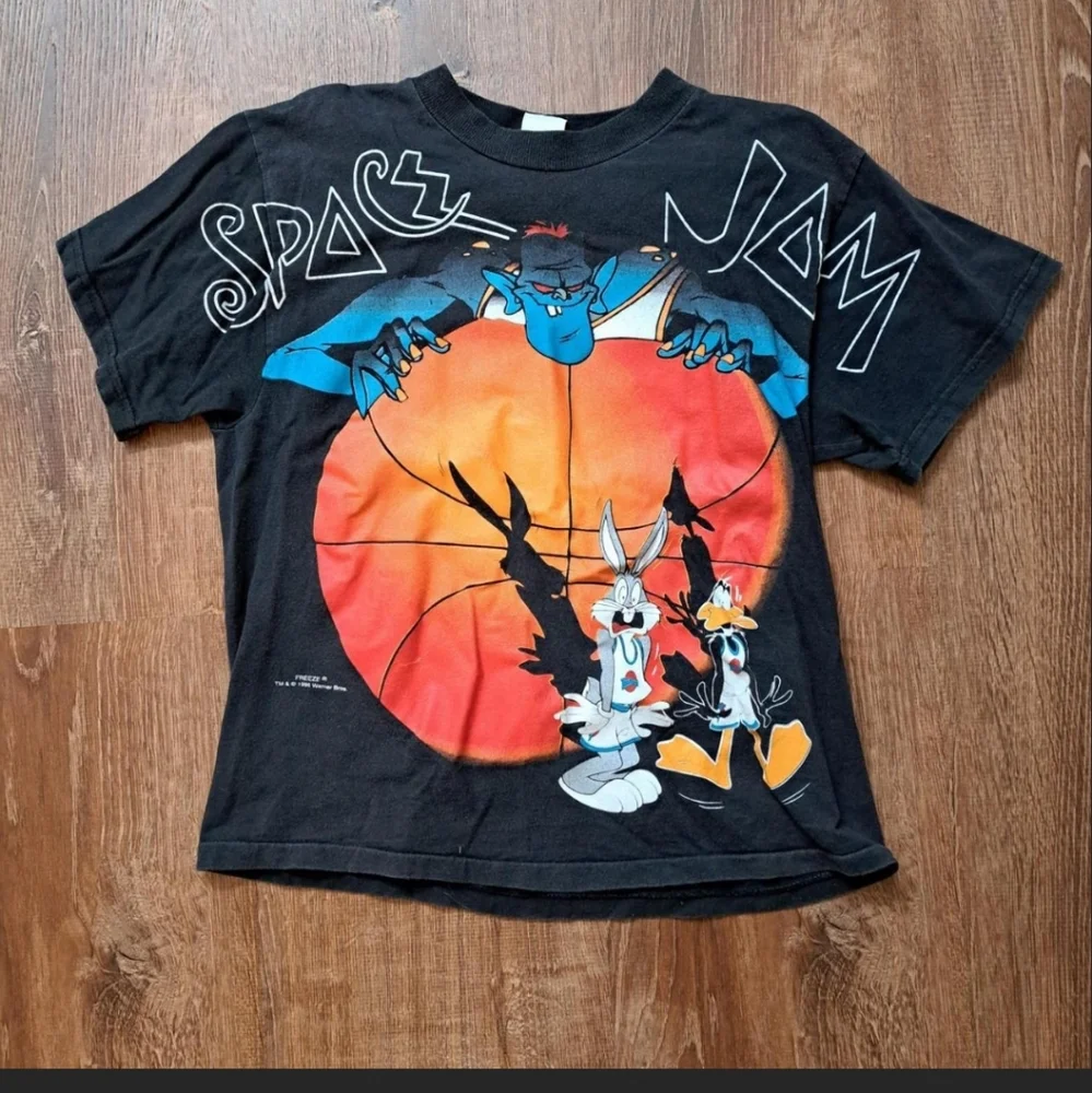 Vintage 1996 Space Jam T-shirt Double Sided